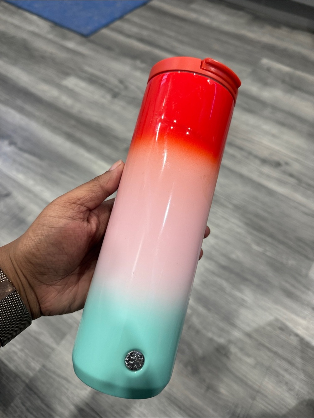 Starbucks Red, Pink & Mint Gradient Tumbler